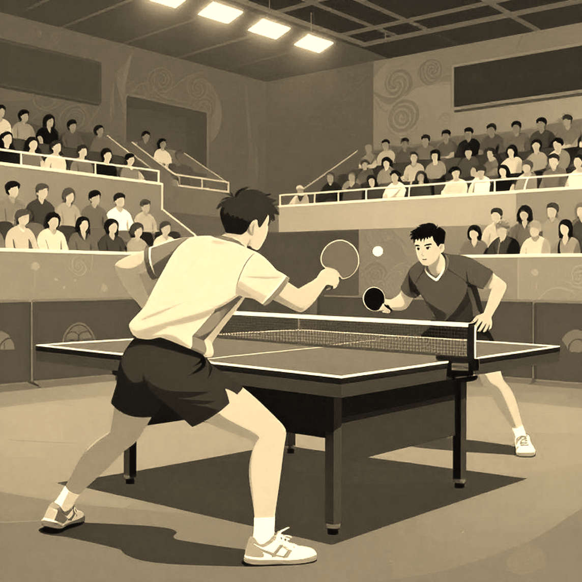 The Blank Stat Sheet After a Vietnamese Table Tennis Match: The Discipline of Writing Nothing